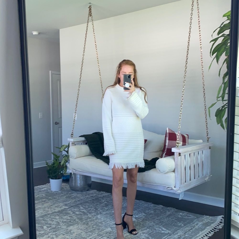 White long sleeve dress